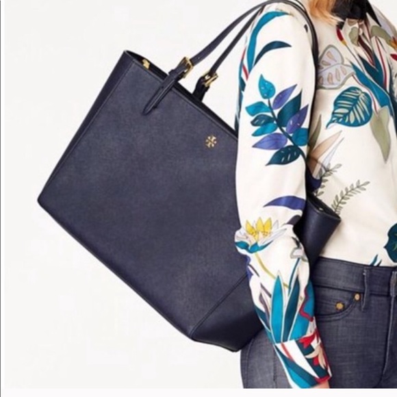 Tory Burch | York Tote Large Navy - Picture 1 of 4